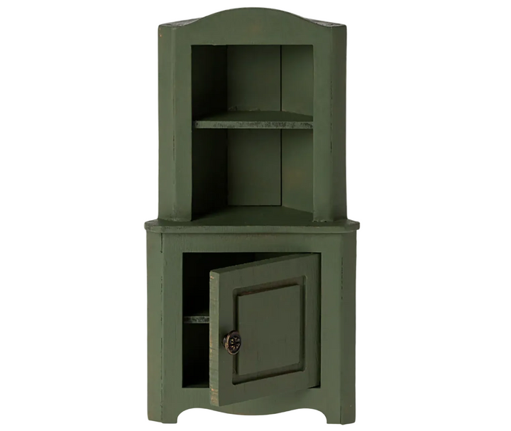Corner Cabinet, Mouse - Dark Green
