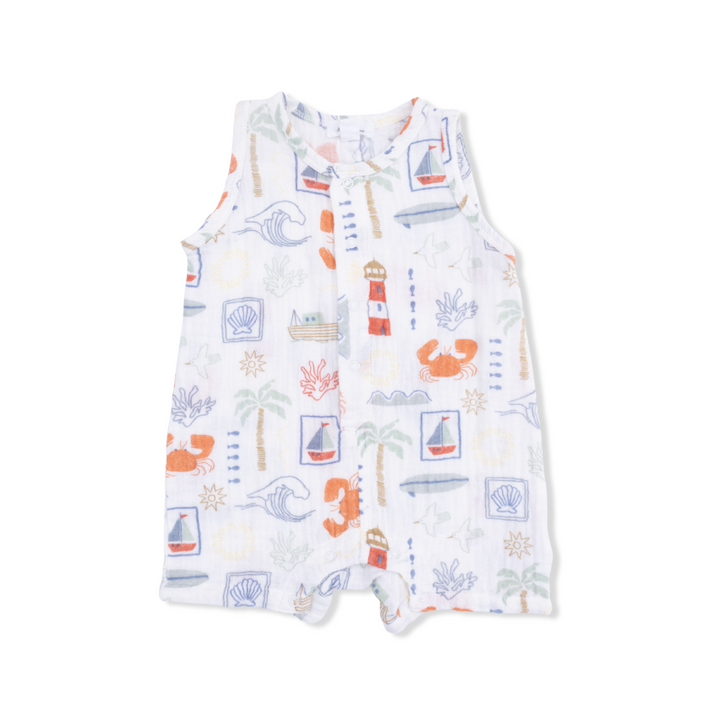 Club Mediterranean - Sleeveless Shortie Romper