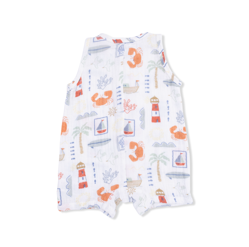 Club Mediterranean - Sleeveless Shortie Romper