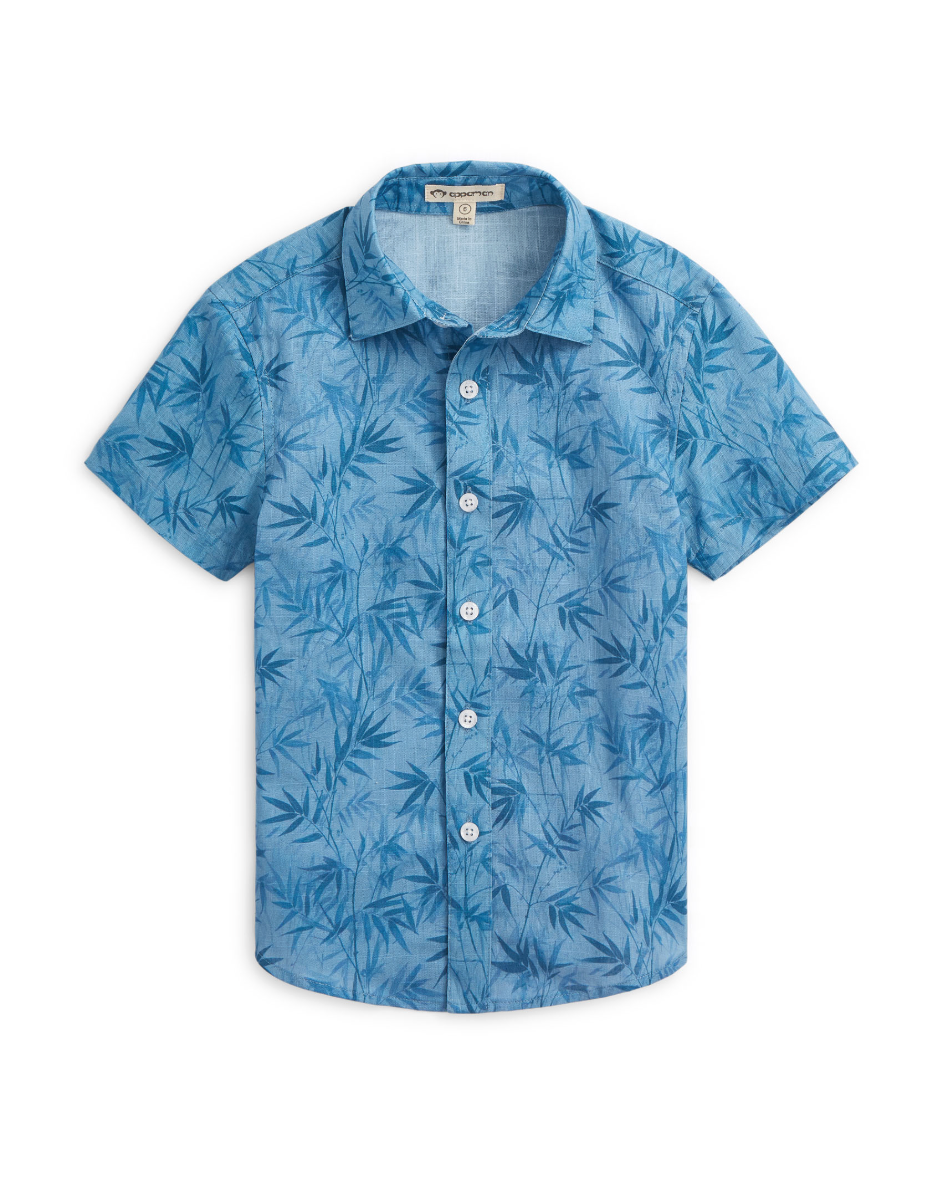 Day Party Shirt - Blue Bamboo