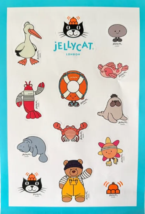 Summer Jellycat Stickers