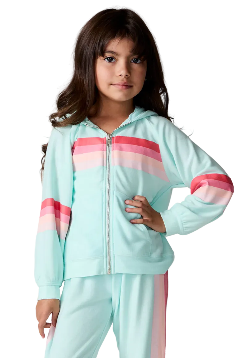 Zip-Up Hoodie - Stripes for Days