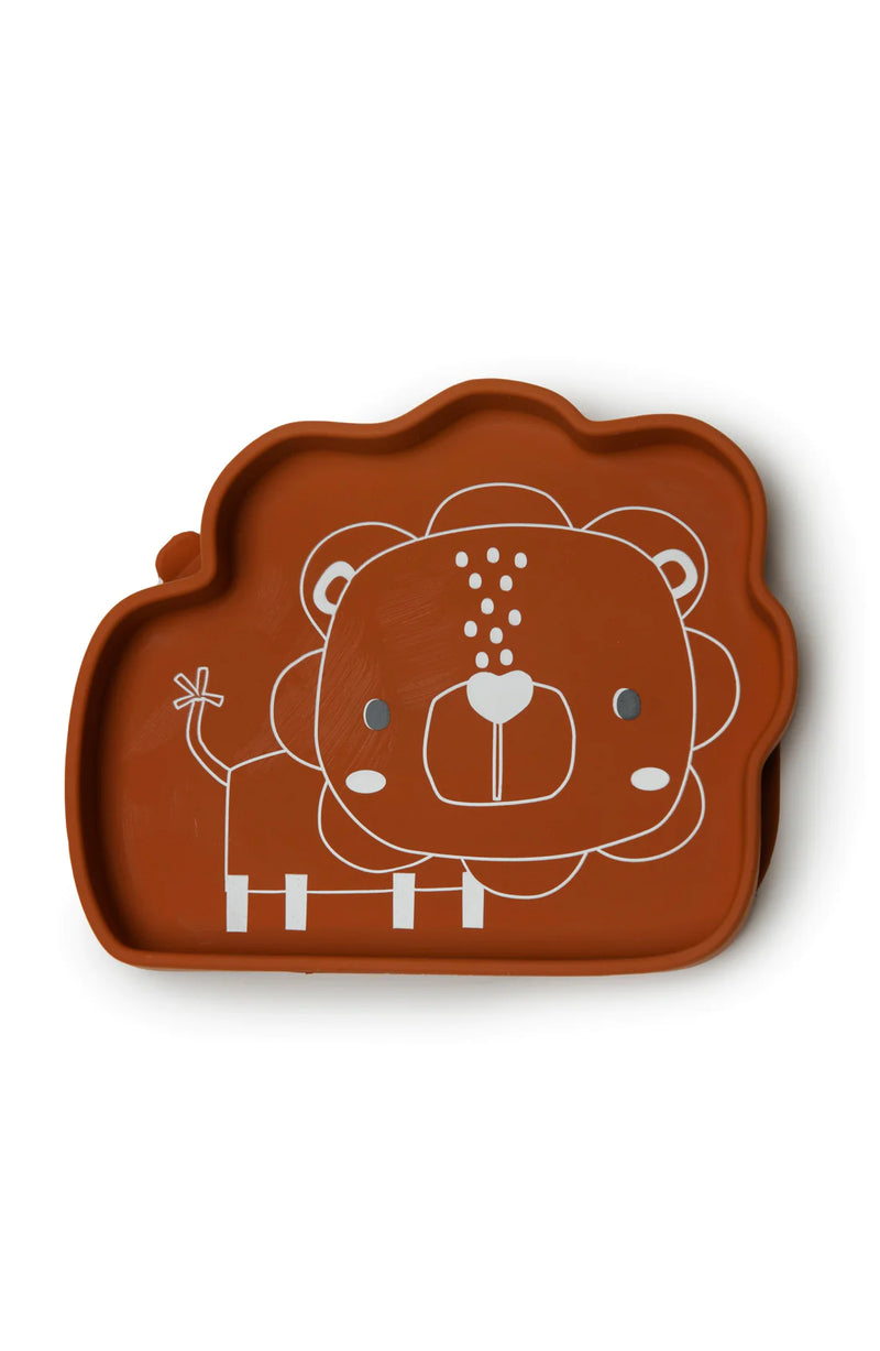 Silicone Snack Plate - Lion