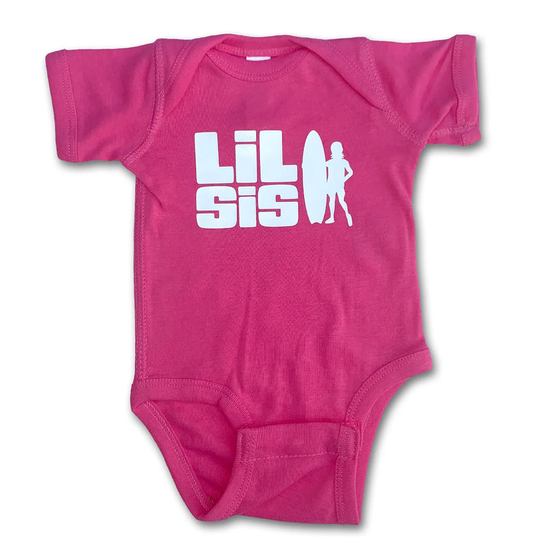 Lil Sis Onesie - Pink