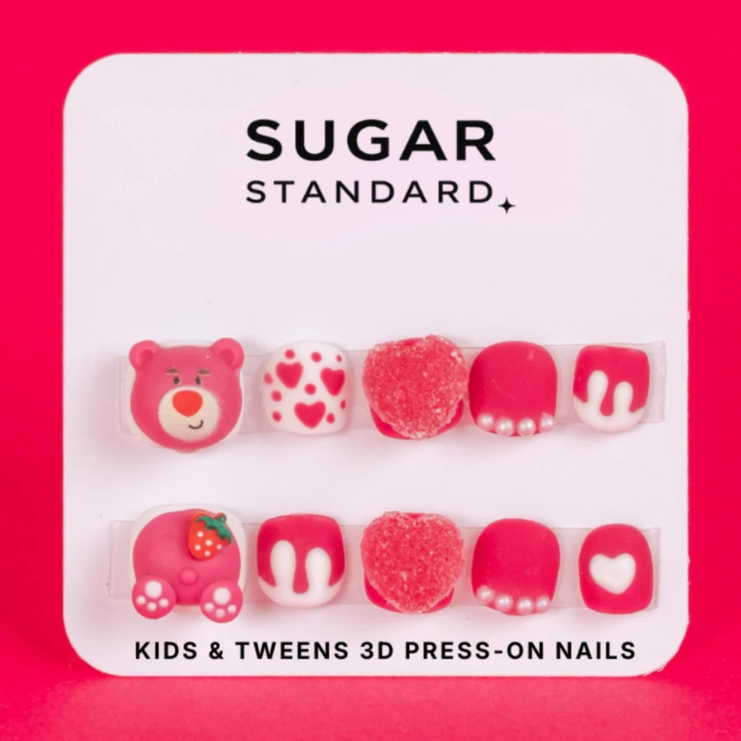 Kids 3D Press-On Nail Set