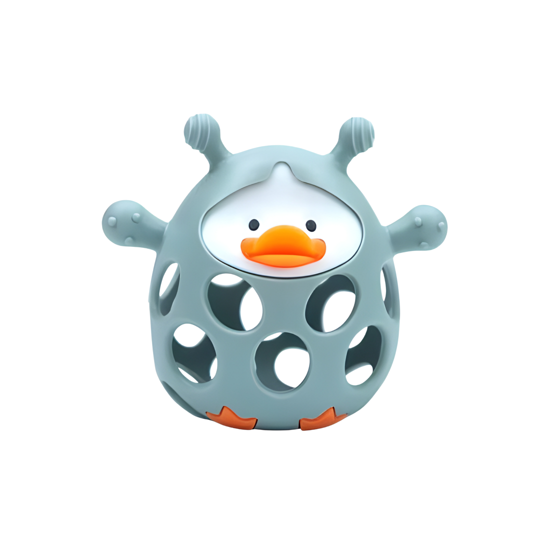 Silicone 3D Funny Duck Teether