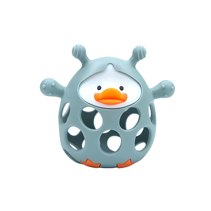 Silicone 3D Funny Duck Teether
