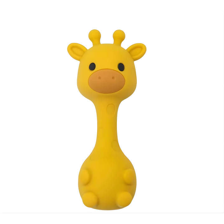 Silicone Giraffe Rattle