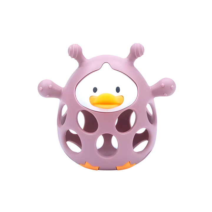 Silicone 3D Funny Duck Teether