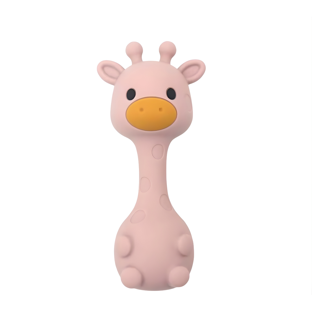 Silicone Giraffe Rattle