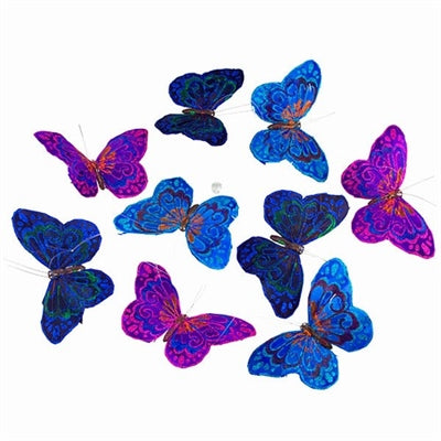 Dark Royals Butterfly Glitter Garland