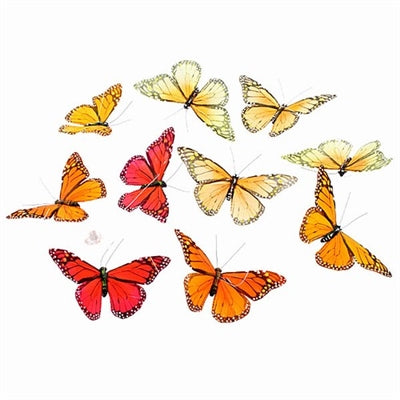 3 Color Monarch Butterfly Garland
