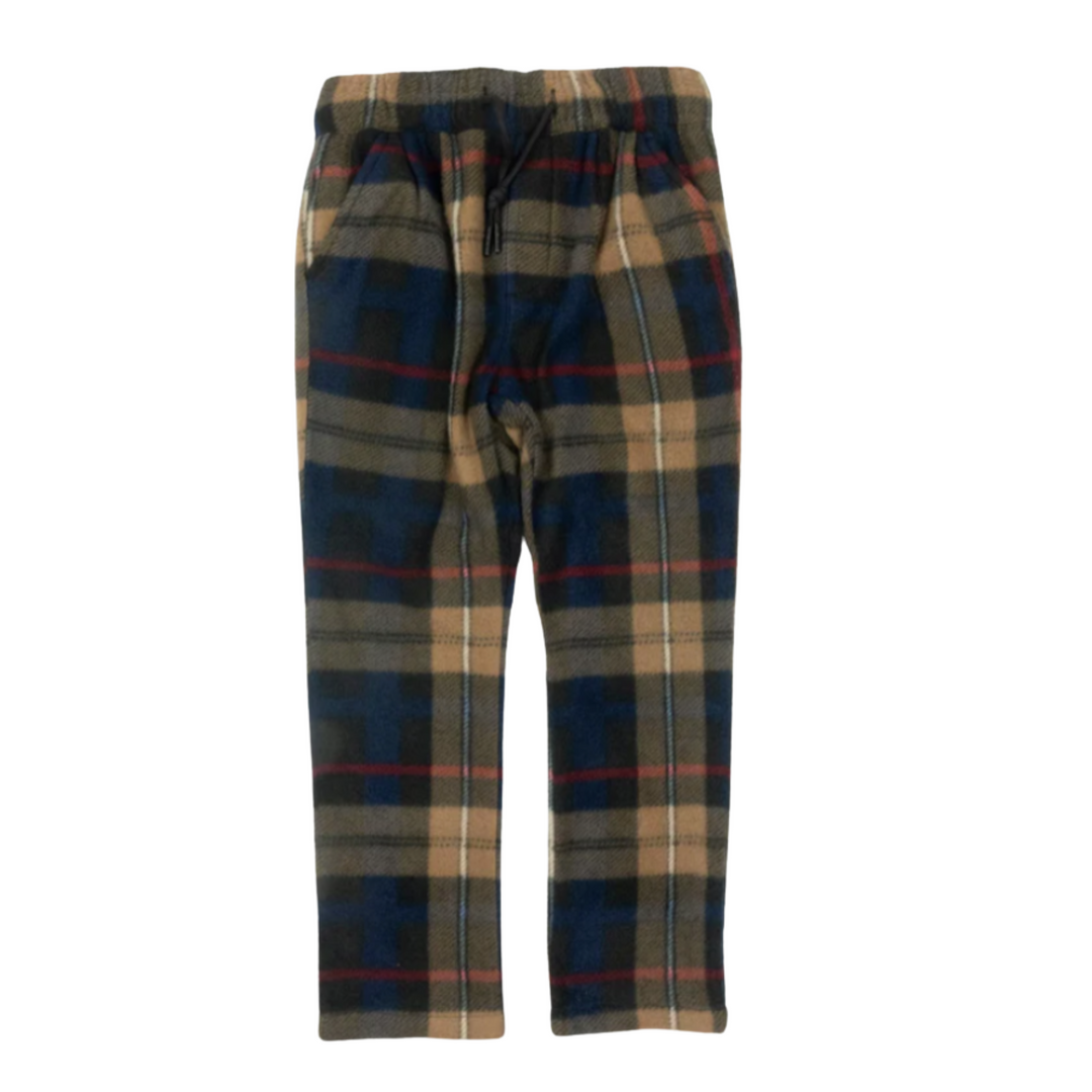 Club Pant - Navy/Khaki Plaid