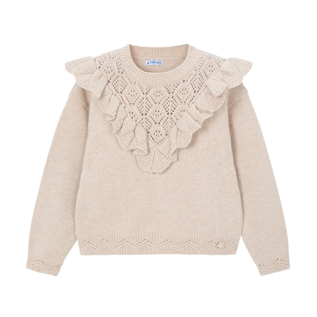 Openwork Knit Sweater