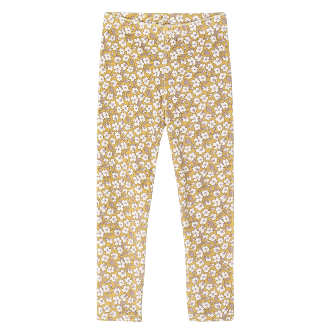 Floral Print Velvet Leggings