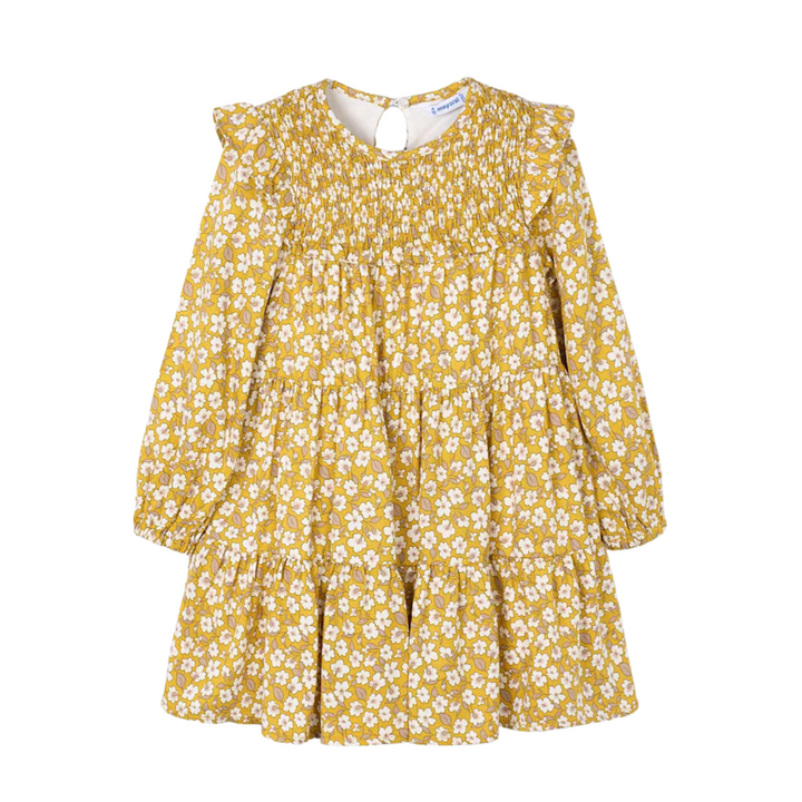 Smocked Floral Dress