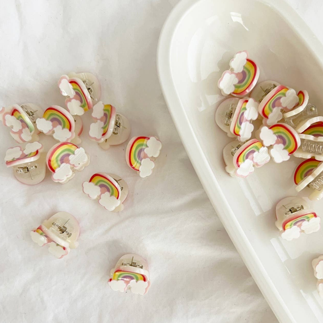 Mini Rainbow Hair Clip