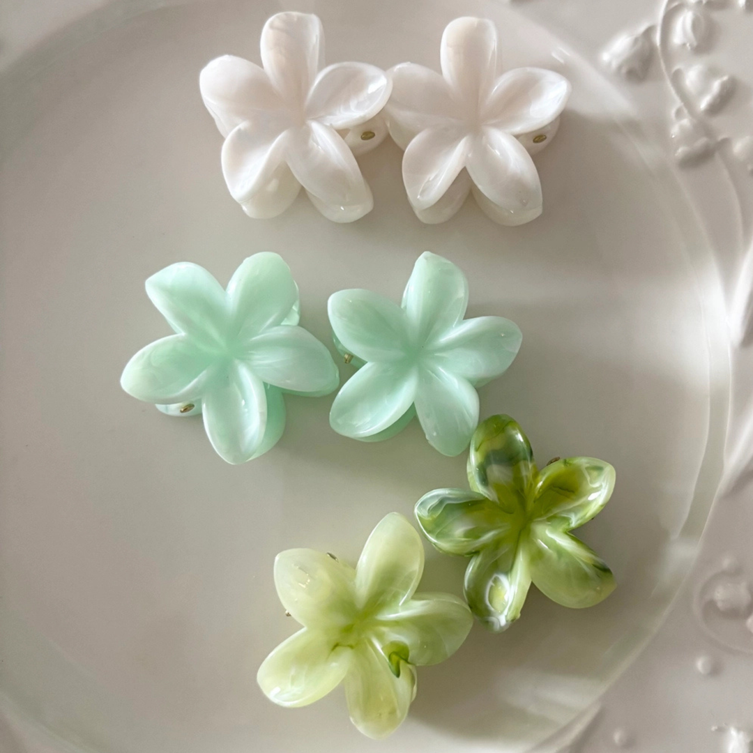 Mini Plumeria Hair Clip