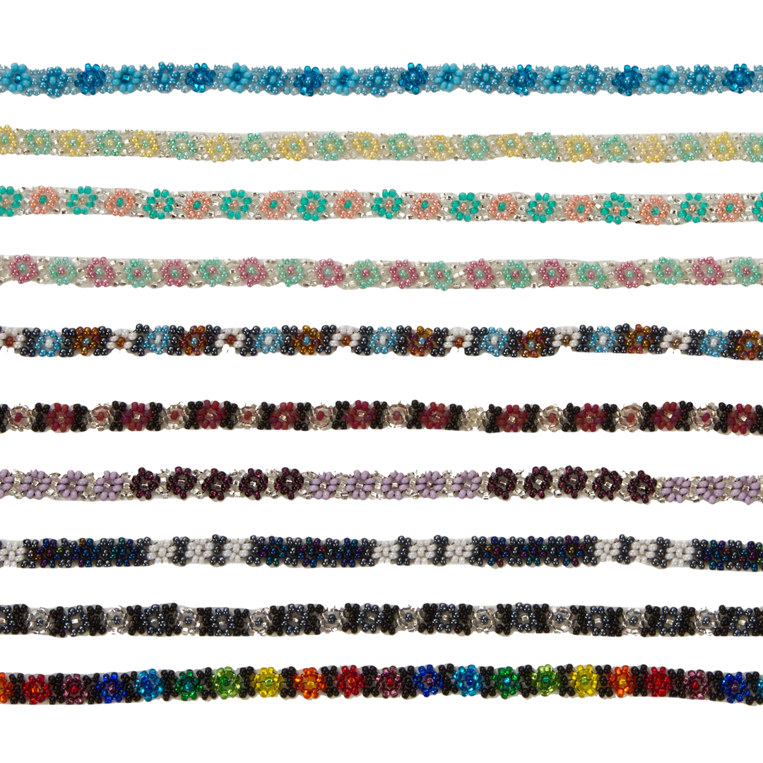 Beaded Flower Bracelet