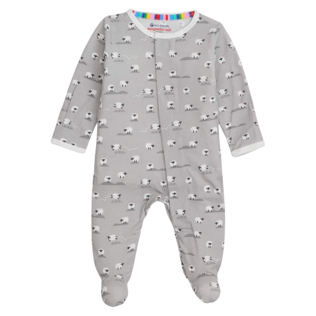 Baa Baa Baby Modal Footie - Gray