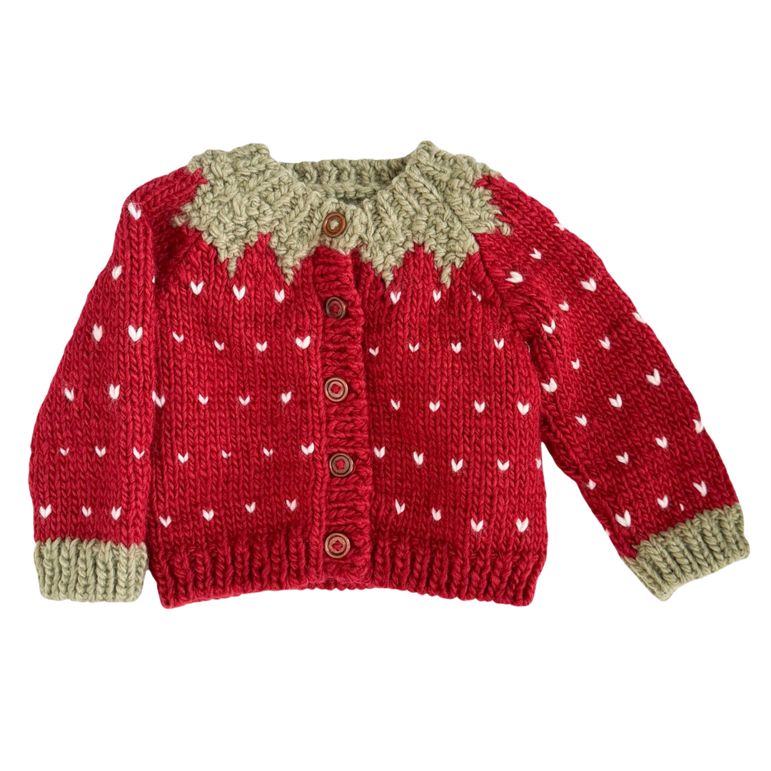 Strawberry Cardigan