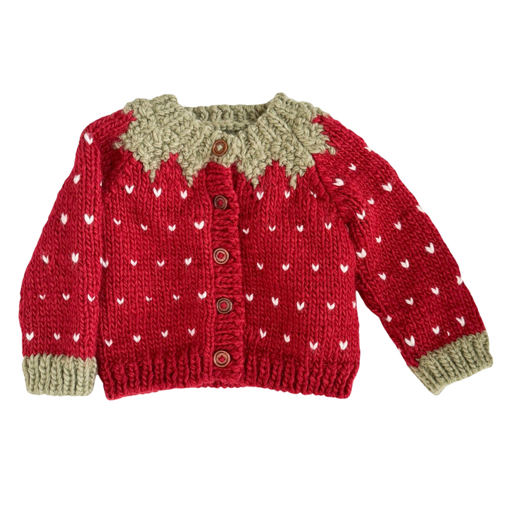 Strawberry Cardigan