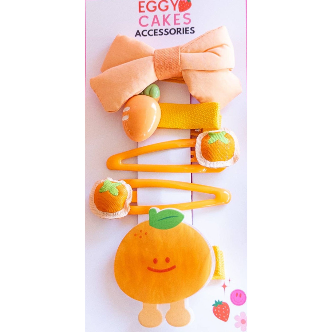 Clementine Puffy Bow Set