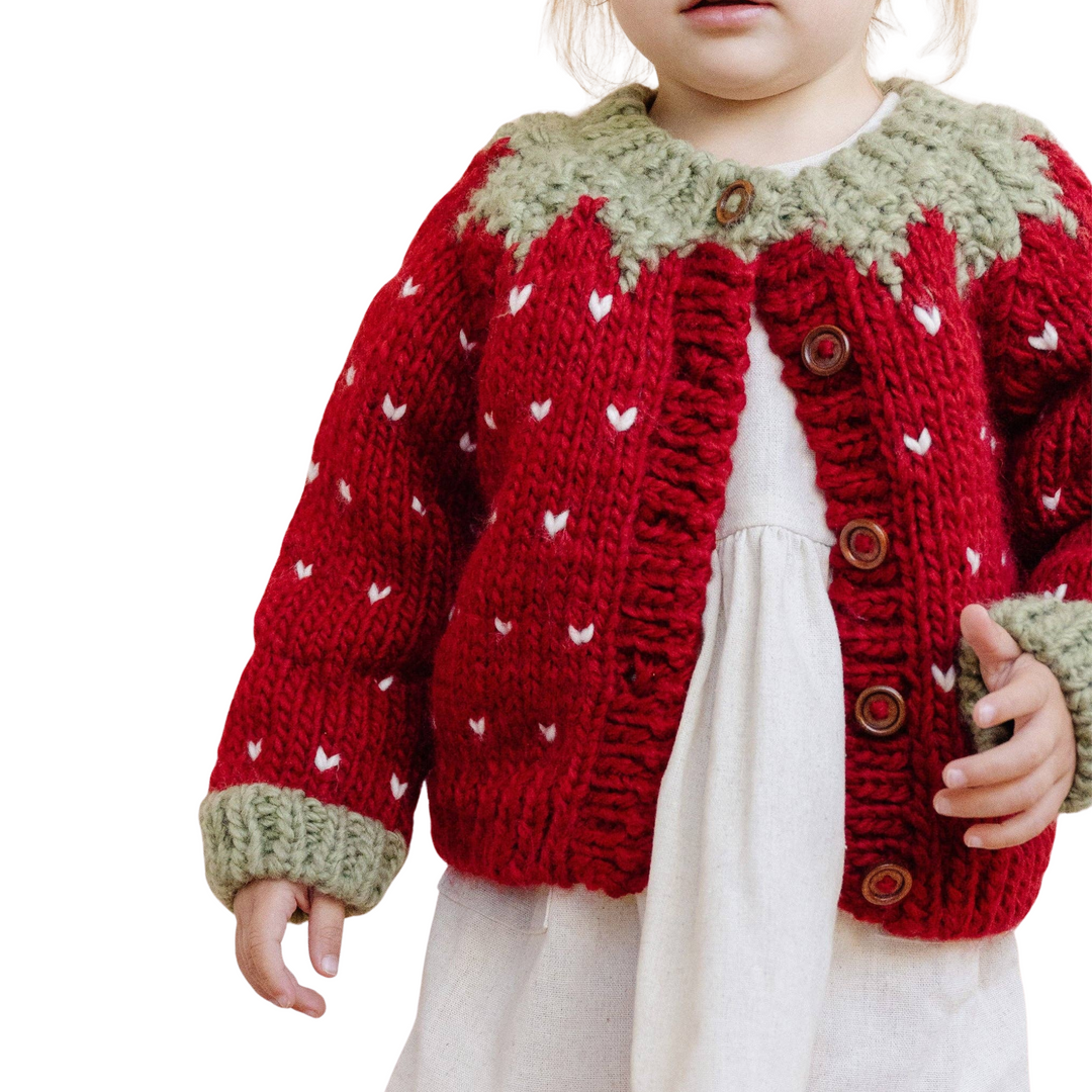 Strawberry Cardigan