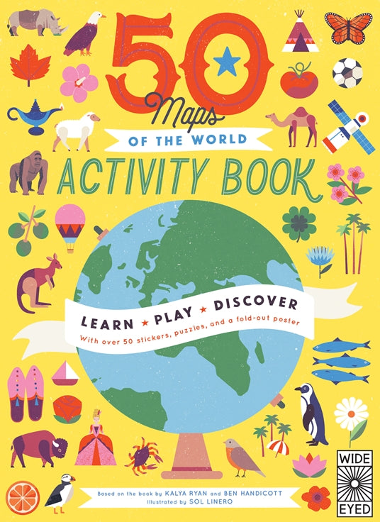 50 Maps of The World: Activity Book