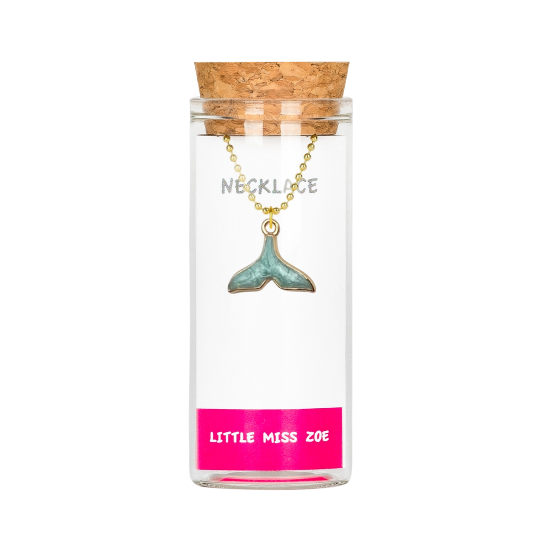 Necklace in a Bottle - Whale Tail