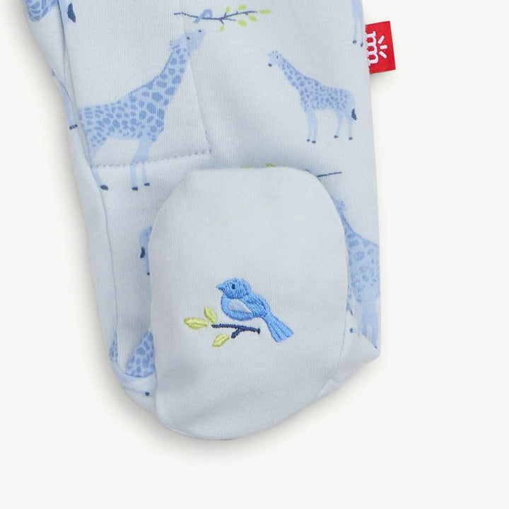 Jolie Giraffe Footie - Blue