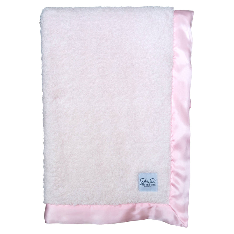 Classic Satin (Border) Blanket - Pink 30" x 36"