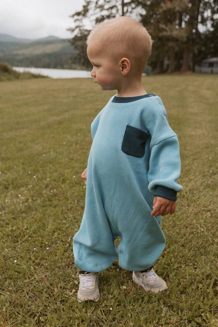 Sammy Romper - Dusk Blue