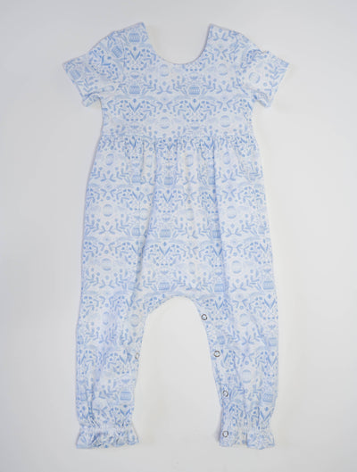 Rosie Romper - Blue Bunnies