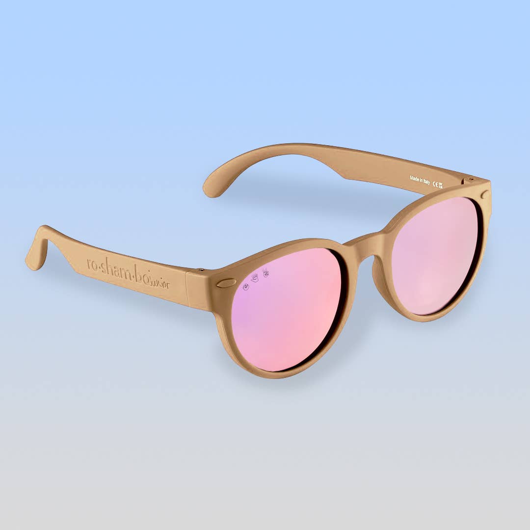 Round Sunglasses | Latte Brown