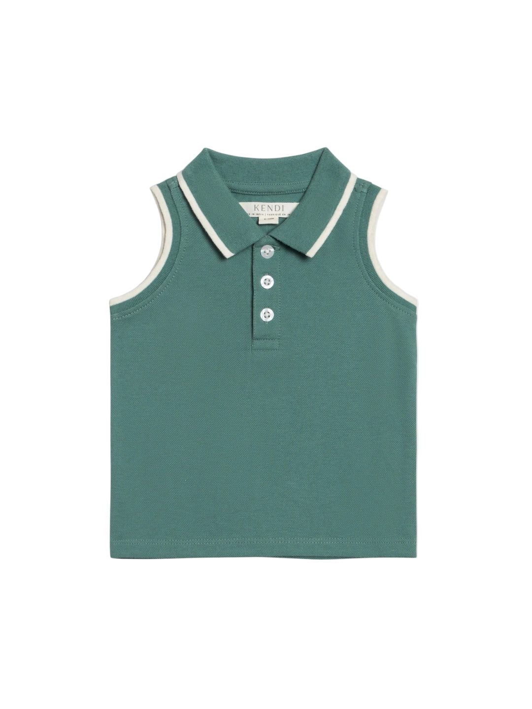 Annika Pique Polo Tank - Laguna