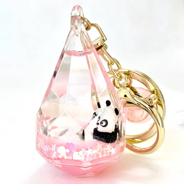 Panda Tear Drop Key Charm