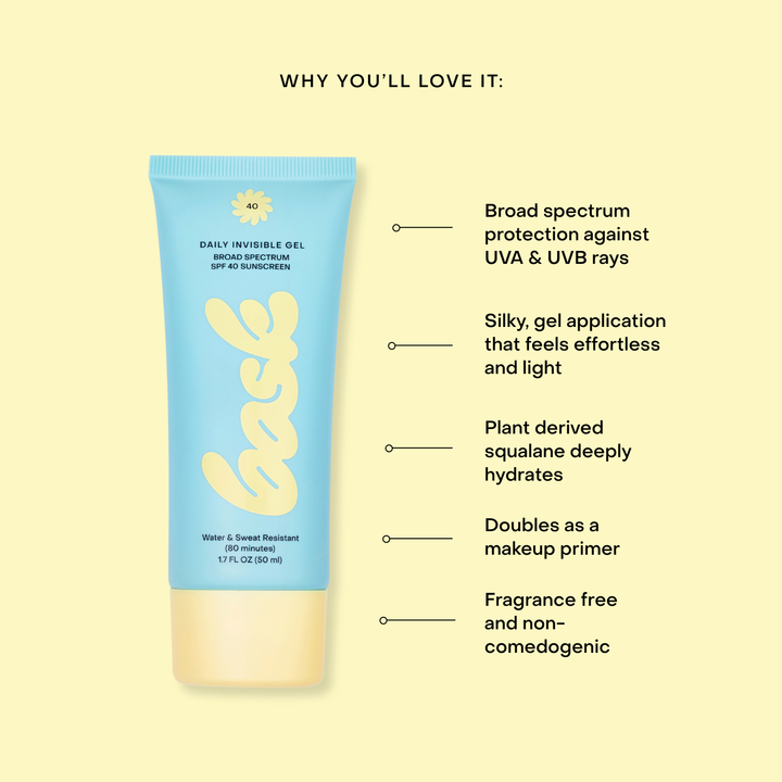 SPF 40 Invisible Gel Face Sunscreen