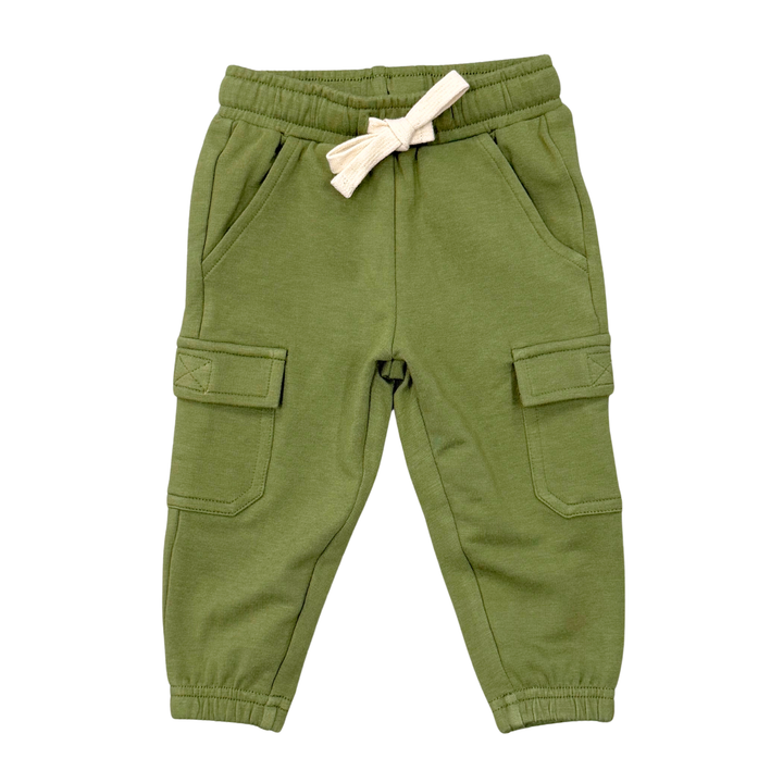 Baby Cargo Pants - Olive