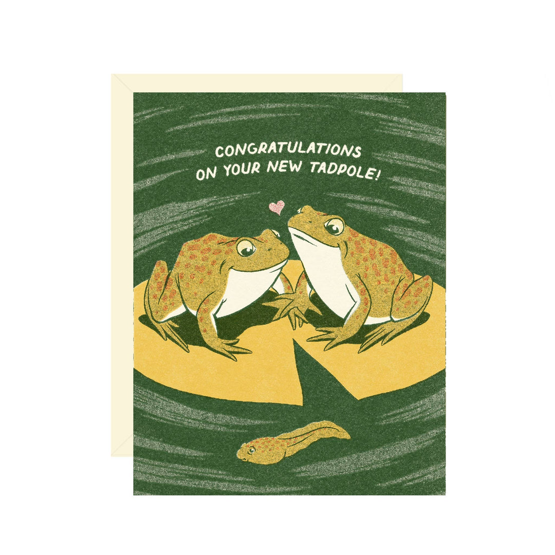 New Baby Tadpole Card