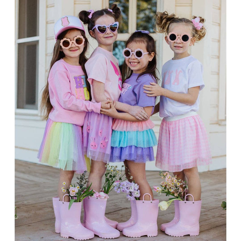 Pink Gingham Tutu - Dress Up Skirt - Kids Spring Tutu