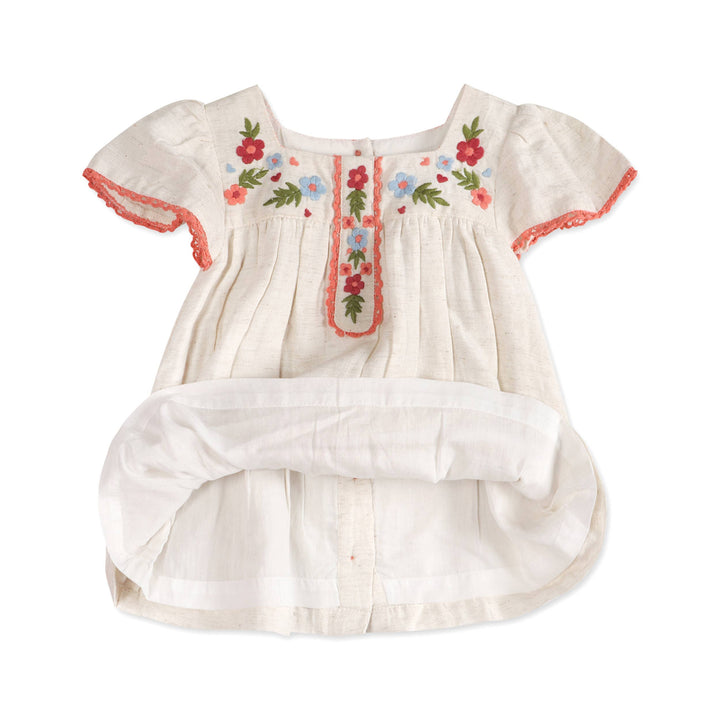 Gabi Embroidered Dress + Bloomer