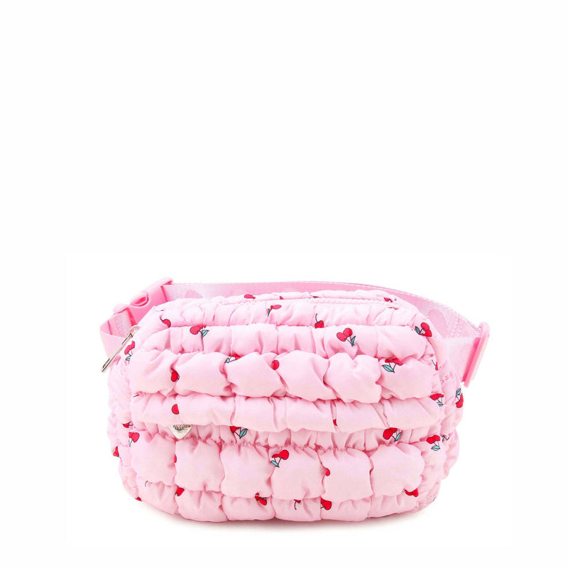Quilted Scrunchies Cherry Printed Fanny Pack