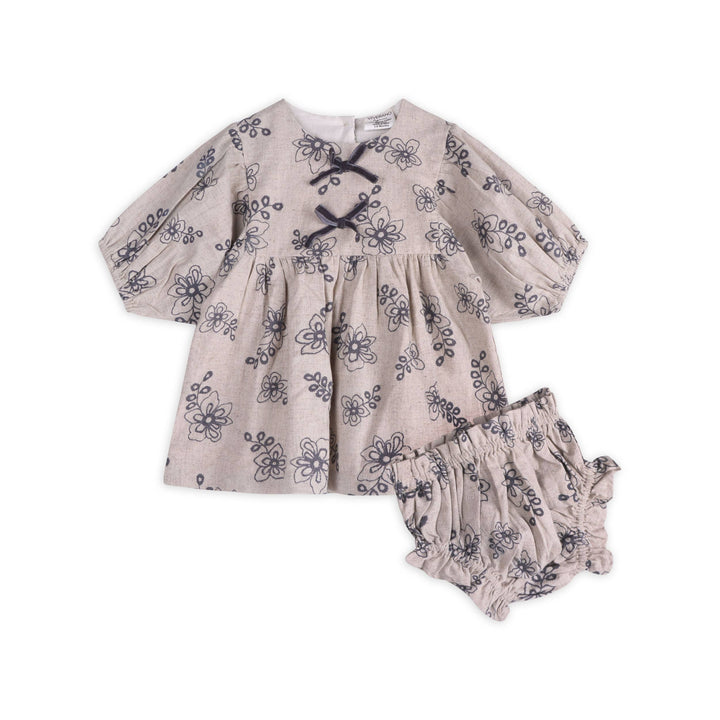 Theresa Floral Dress & Bloomer Set