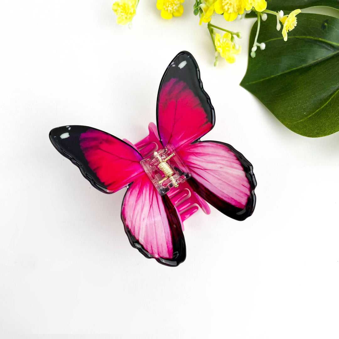 Morpho Butterfly Claw Clip