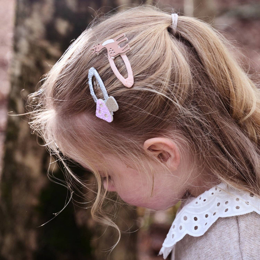 Enchanted Toadstool Hair Clips