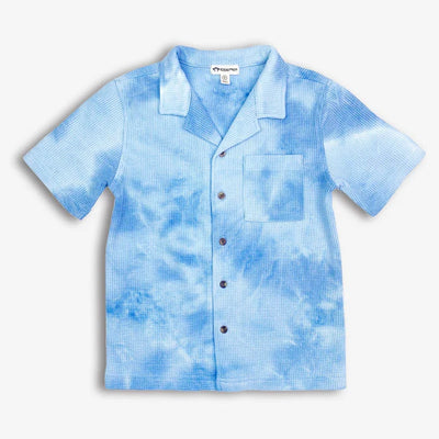 Resort Shirt - Blue Tie Dye