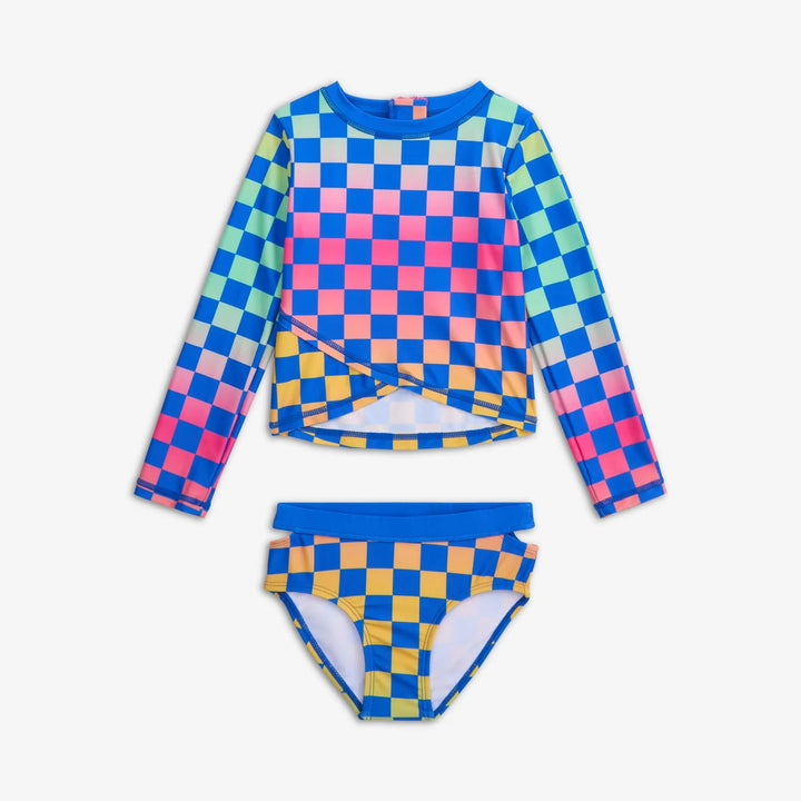 Oceana Rash Guard Set - Checkerboard