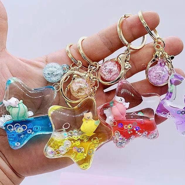 Star Animal Floaty Key Charm