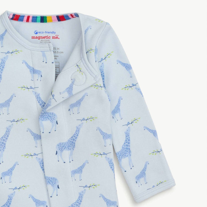Jolie Giraffe Footie - Blue